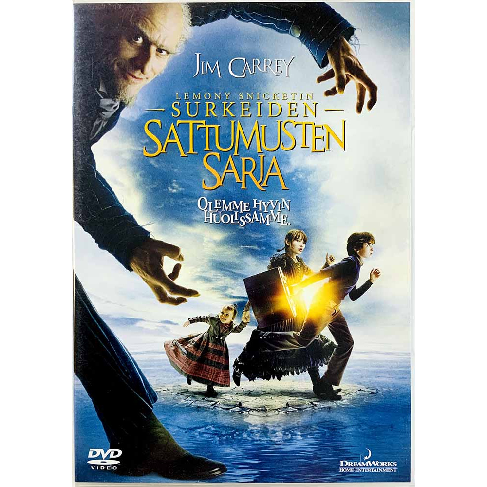 DVD - Elokuva DVD Surkeiden sattumusten sarja  kansi EX levy EX Käytetty DVD