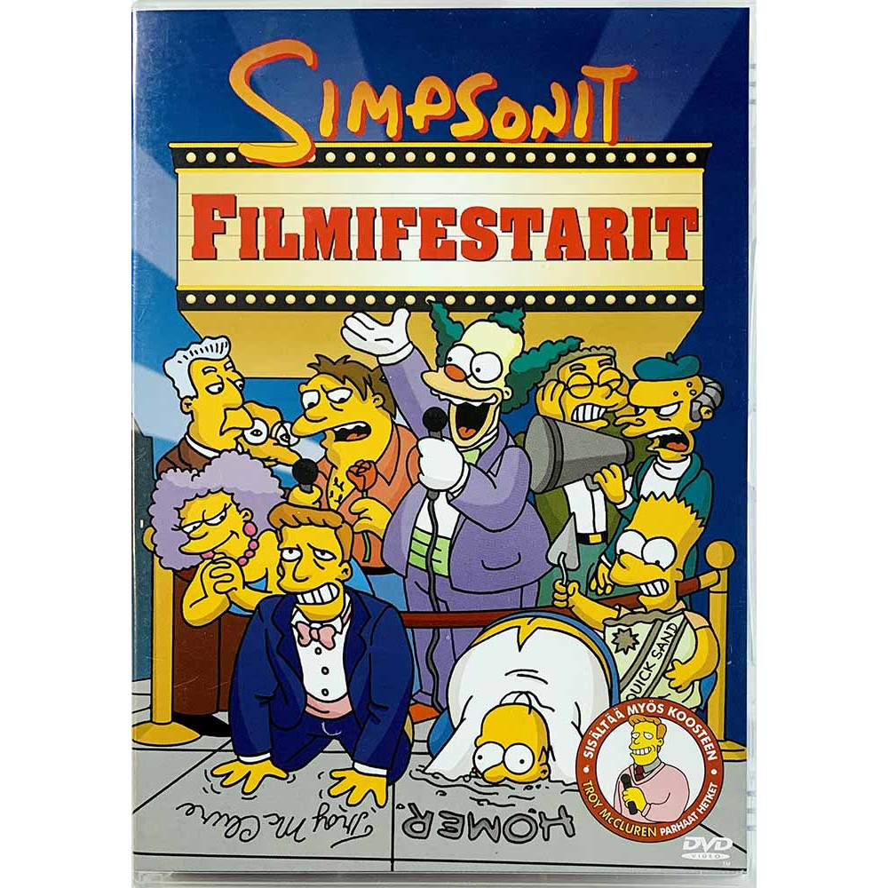 DVD - Elokuva DVD Simpsonit Filmifestarit  kansi EX levy EX Käytetty DVD