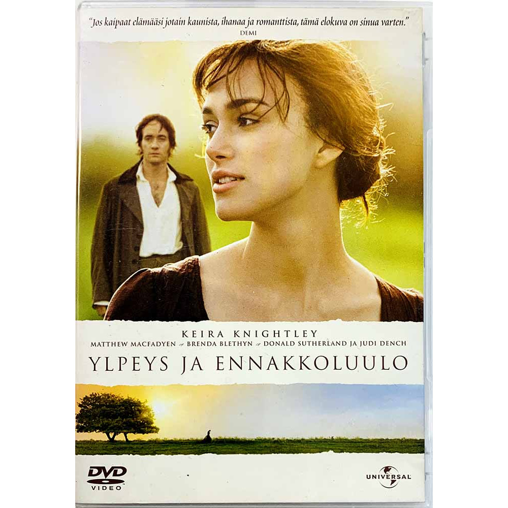 DVD - Elokuva DVD Ylpeys ja ennakkoluulo  kansi EX- levy EX Käytetty DVD