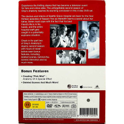 DVD - TV sarja DVD Greyn anatomia 2. tuotantokausi osa 2 4DVD  kansi EX levy EX Käytetty DVD