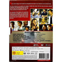 DVD - TV sarja DVD Greyn anatomia 4. tuotantokausi 5DVD  kansi EX levy EX Käytetty DVD