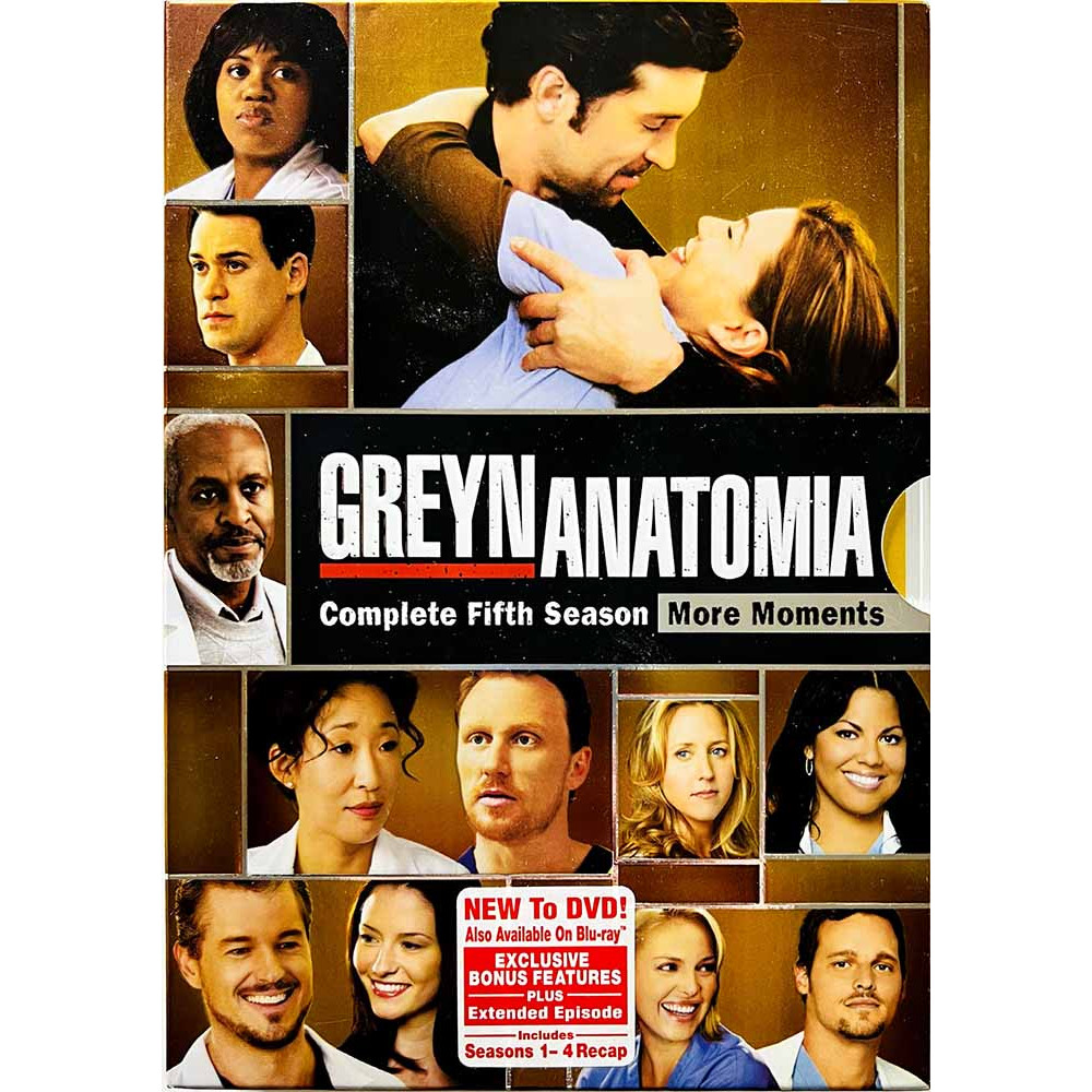 DVD - TV sarja 2009  Greyn anatomia 5. tuotantokausi 7DVD DVD Begagnat