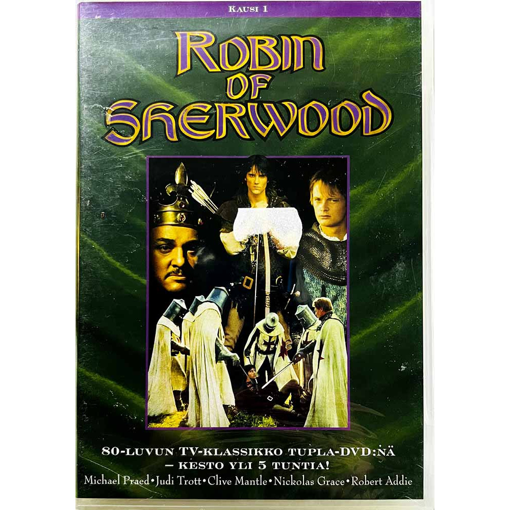 DVD - TV sarja 80-luvulta DVD Robin Of Sherwood - Kausi 1 2DVD  kansi EX levy EX Käytetty DVD