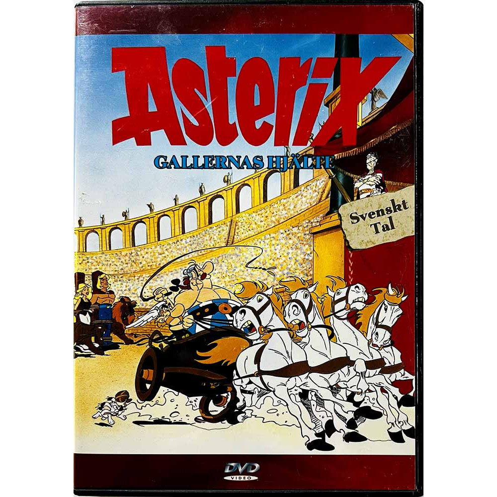 DVD - Elokuva Asterix DVD Gallernas Hjälte, Gallialaisten sankari  kansi EX levy EX Käytetty DVD