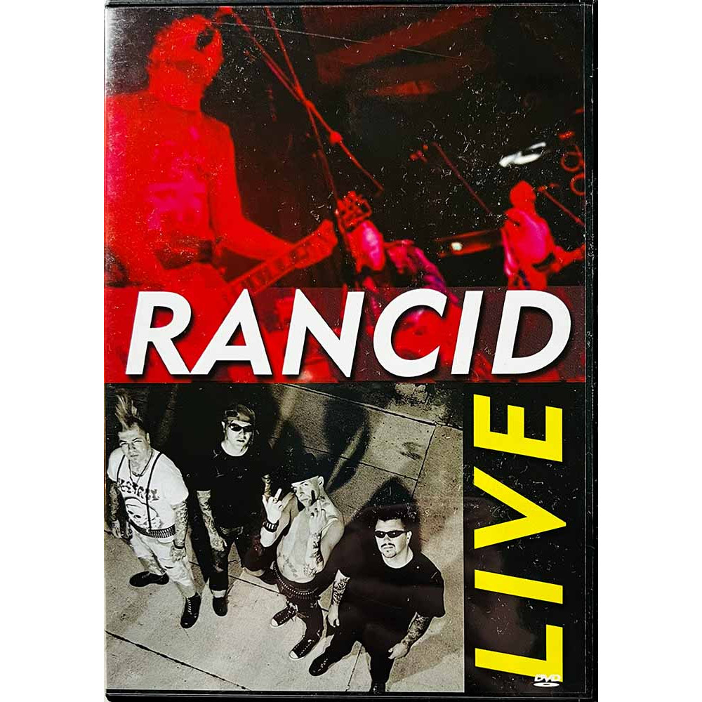 DVD - Rancid DVD Live  kansi EX levy EX Käytetty DVD