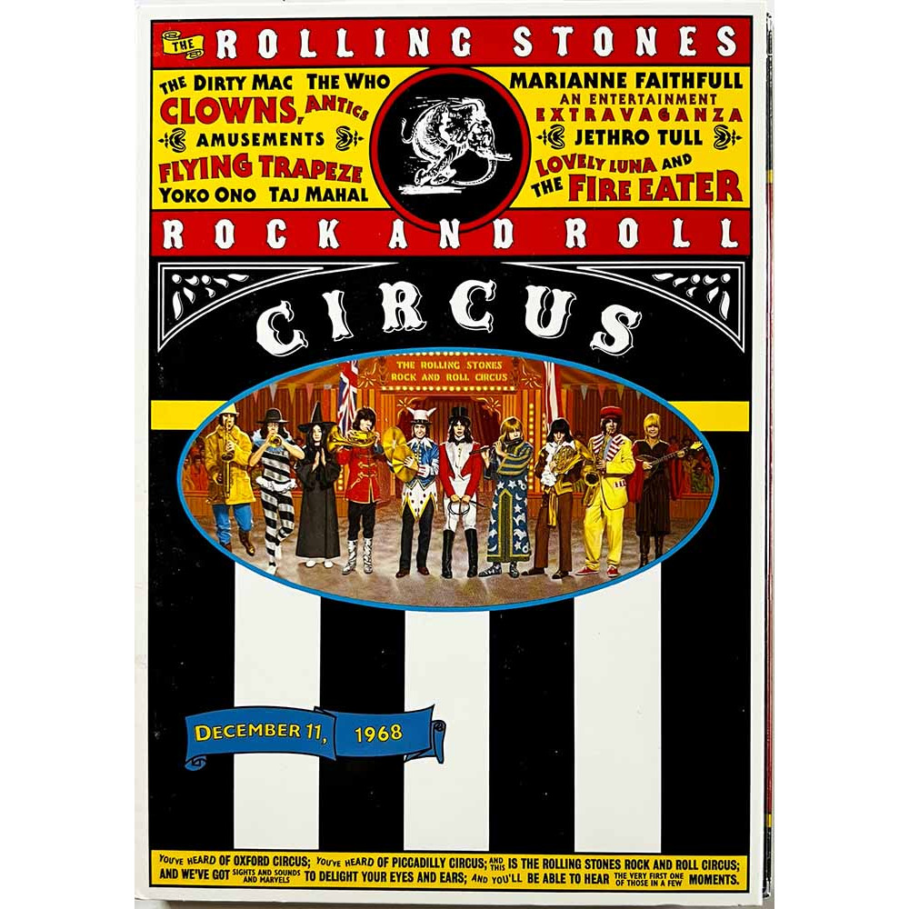 DVD - Rolling Stones DVD Rock And Roll Circus  kansi EX levy EX Käytetty DVD