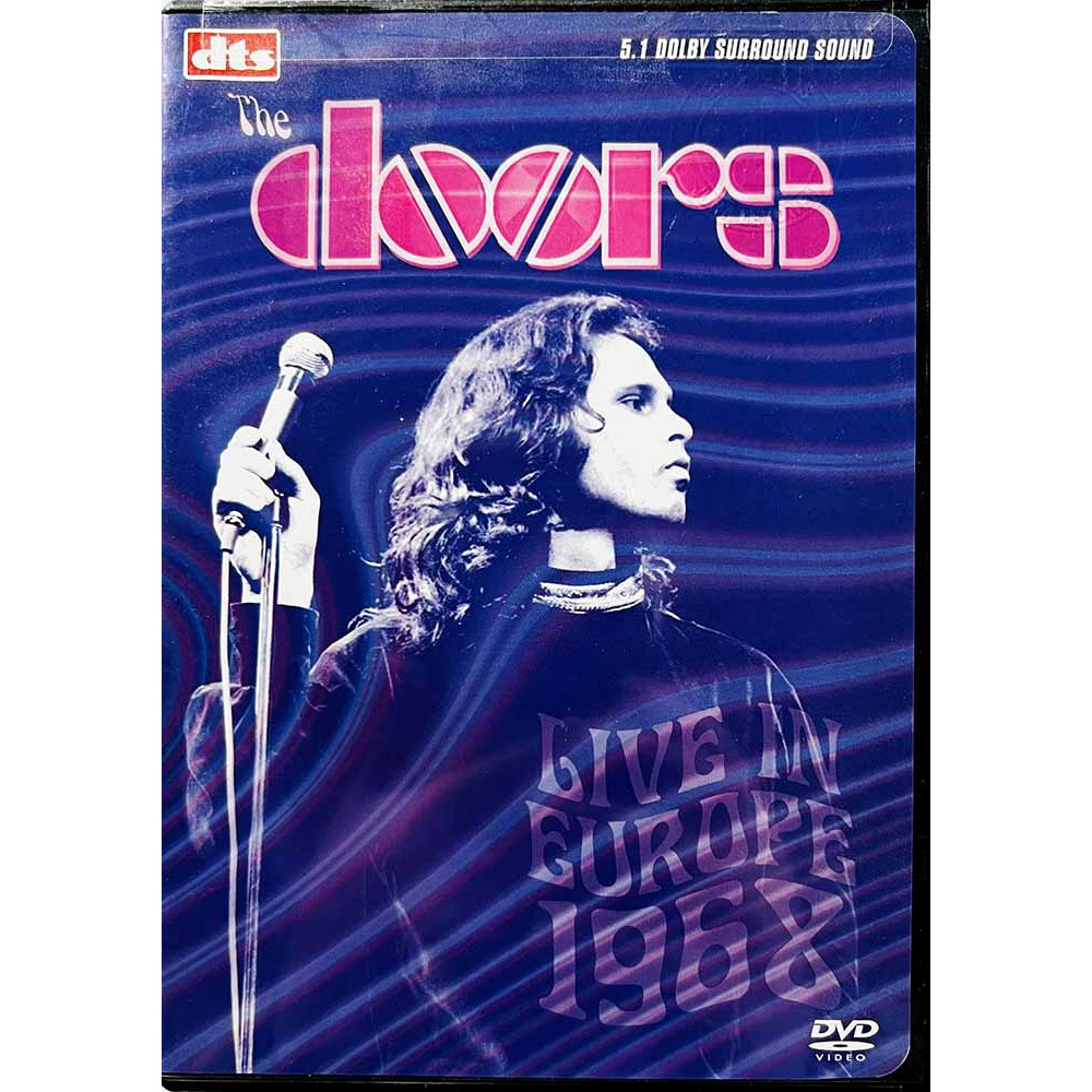 DVD - Doors DVD Live in Europe 1968  kansi EX- levy EX Käytetty DVD