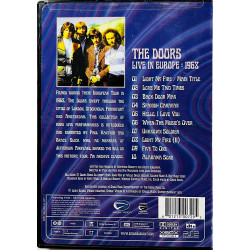 DVD - Doors DVD Live in Europe 1968  kansi EX- levy EX Käytetty DVD
