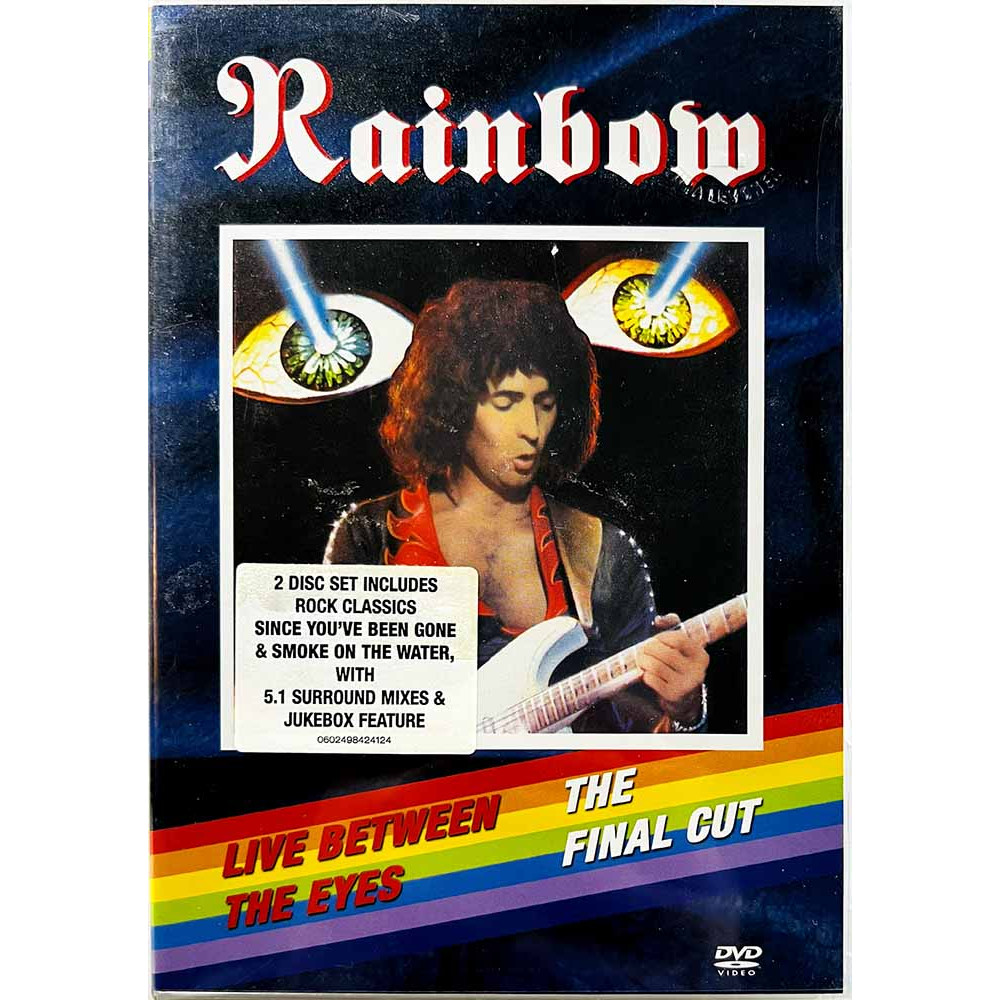 DVD - Rainbow DVD Live Between The Eyes / The Final Cut  kansi EX- levy VG+ Käytetty DVD