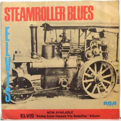 Elvis: Steamroller Blues / Fool - käytetty vinyylisingle PS VG / VG+