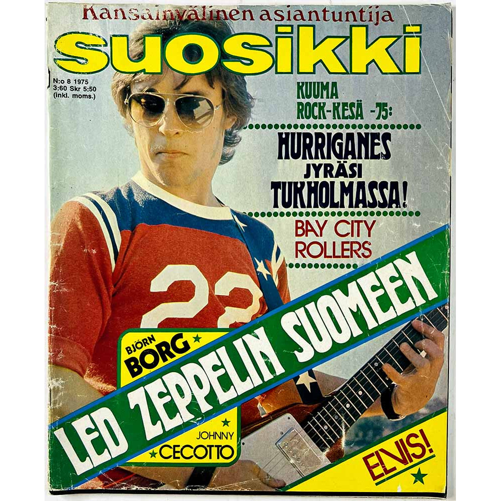 Suosikki 1975 8 Hurriganes, Juice: Olen vain kaljuuntuva antisankari aikakauslehti