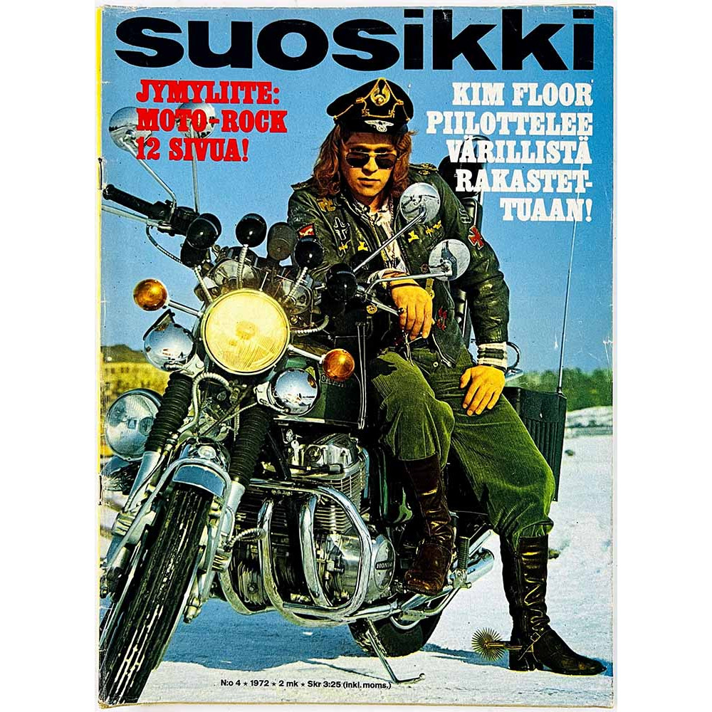 Suosikki 1972 4 Jymyliite Moto-Rock 12 sivua aikakauslehti