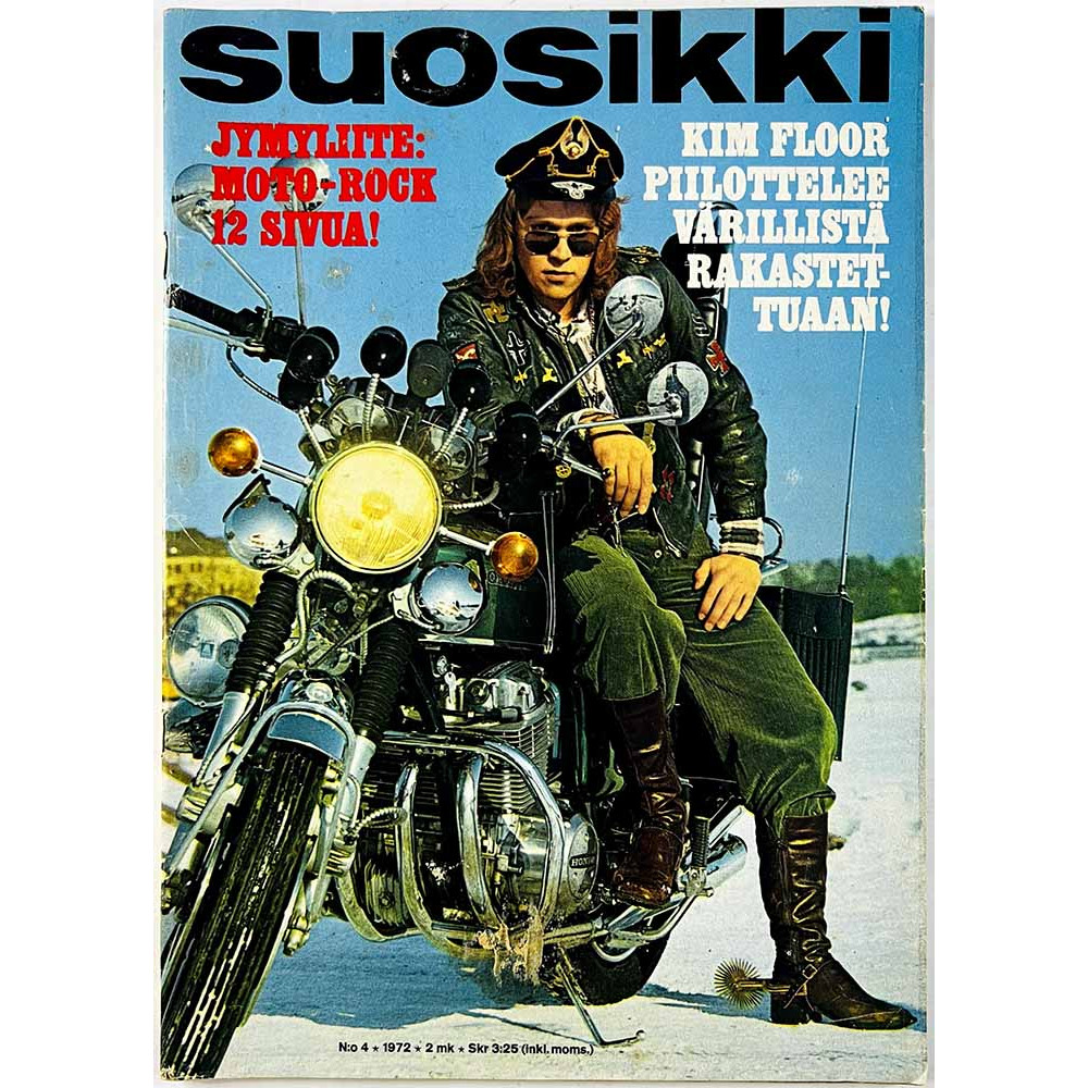 Suosikki 1972 4 Moottoripyörän kauhukakarat Hell’s Angels aikakauslehti