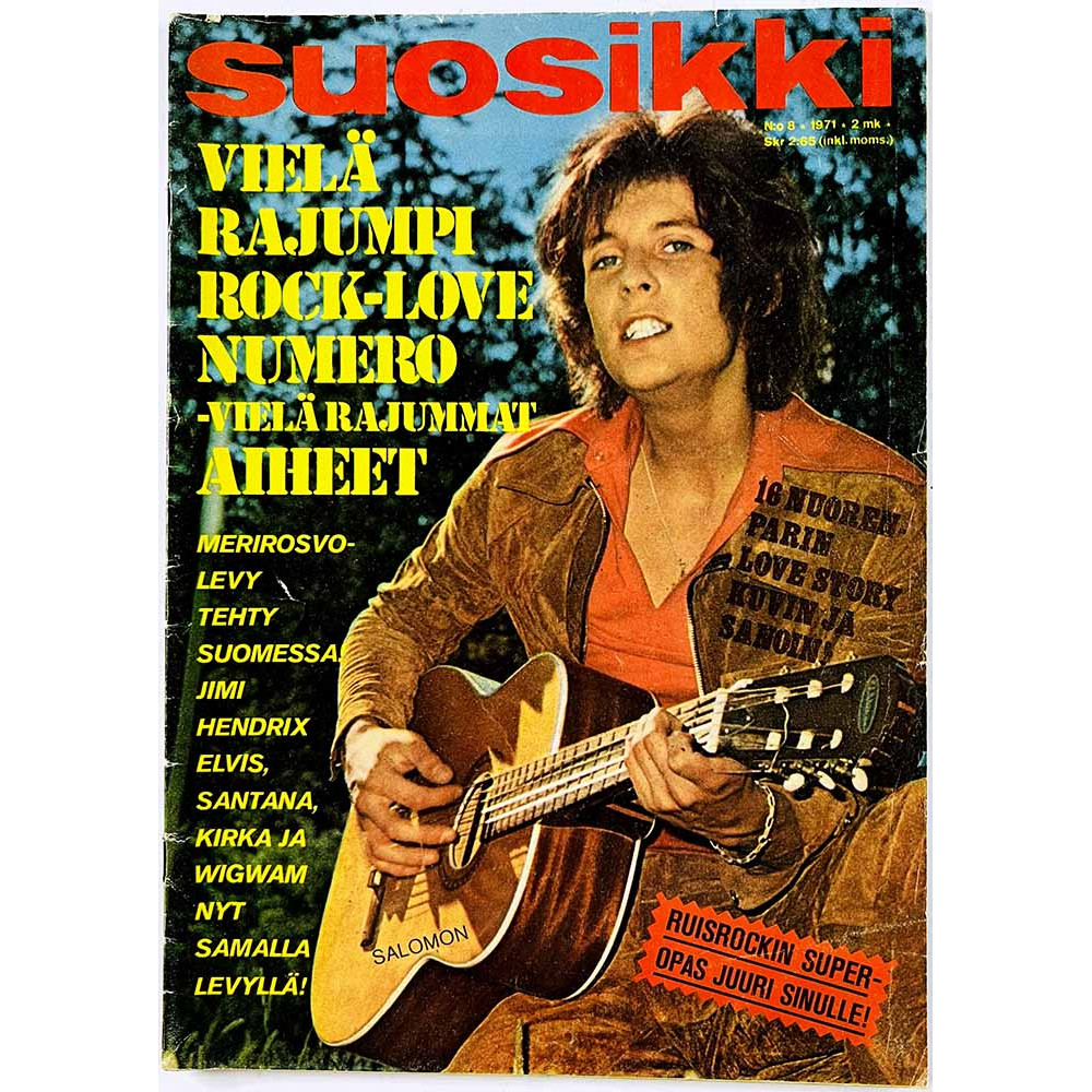 Suosikki 1971 6 He surevat Jim Morrisonia aikakauslehti