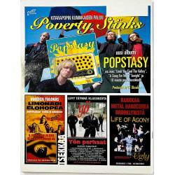 Soundi 1995 10 Klamydia, Green Day, Iron Maiden, Rancid aikakauslehti