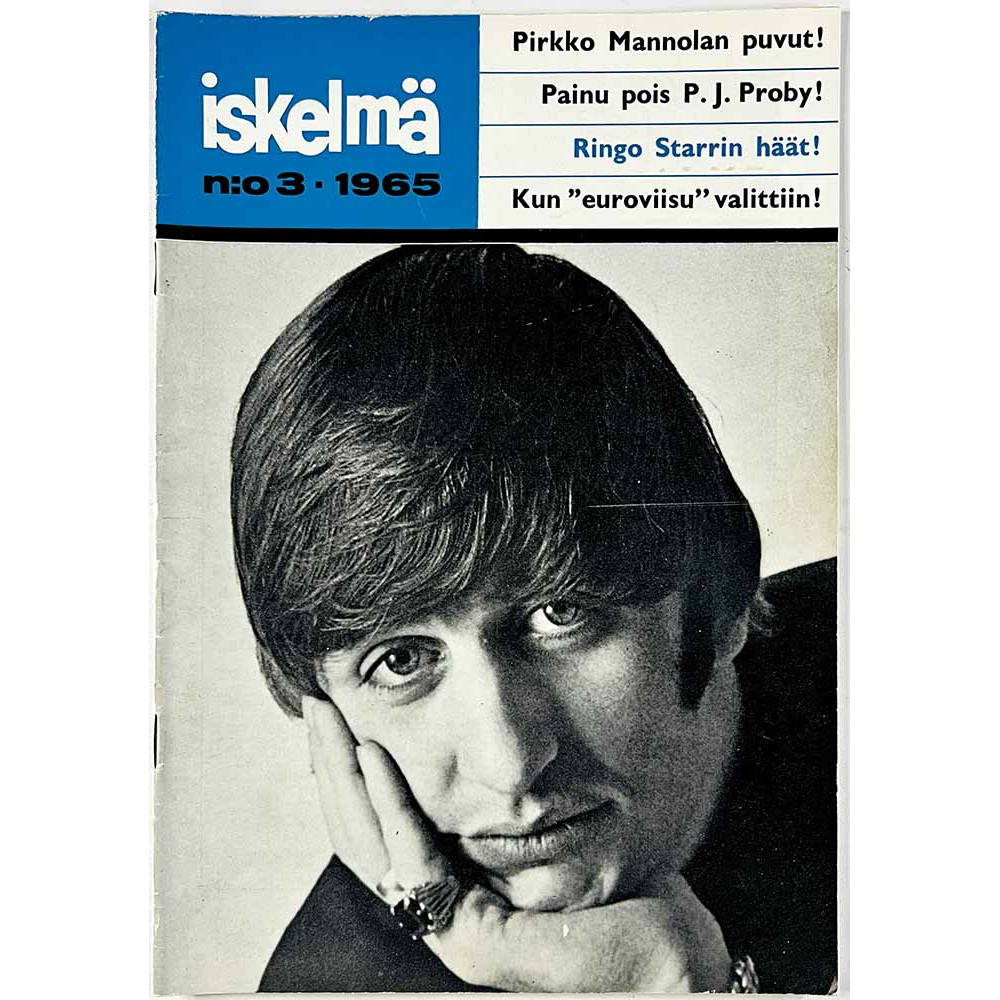 Iskelmä 1965 3 Pirkko Mannolan puvut! Ringo Starrin häät! aikakauslehti