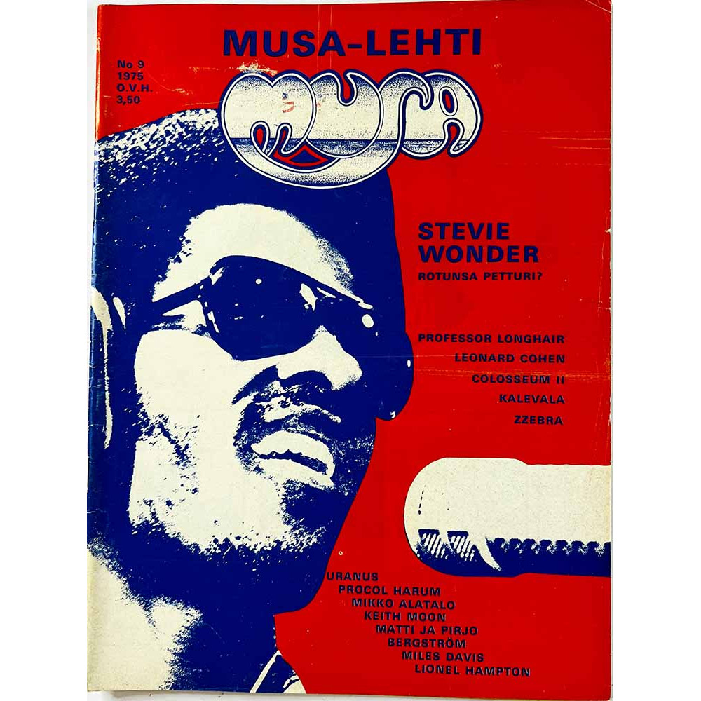 Musa : Stevie Wonder, Leonard Cohen, Kalevala - begagnade magazine