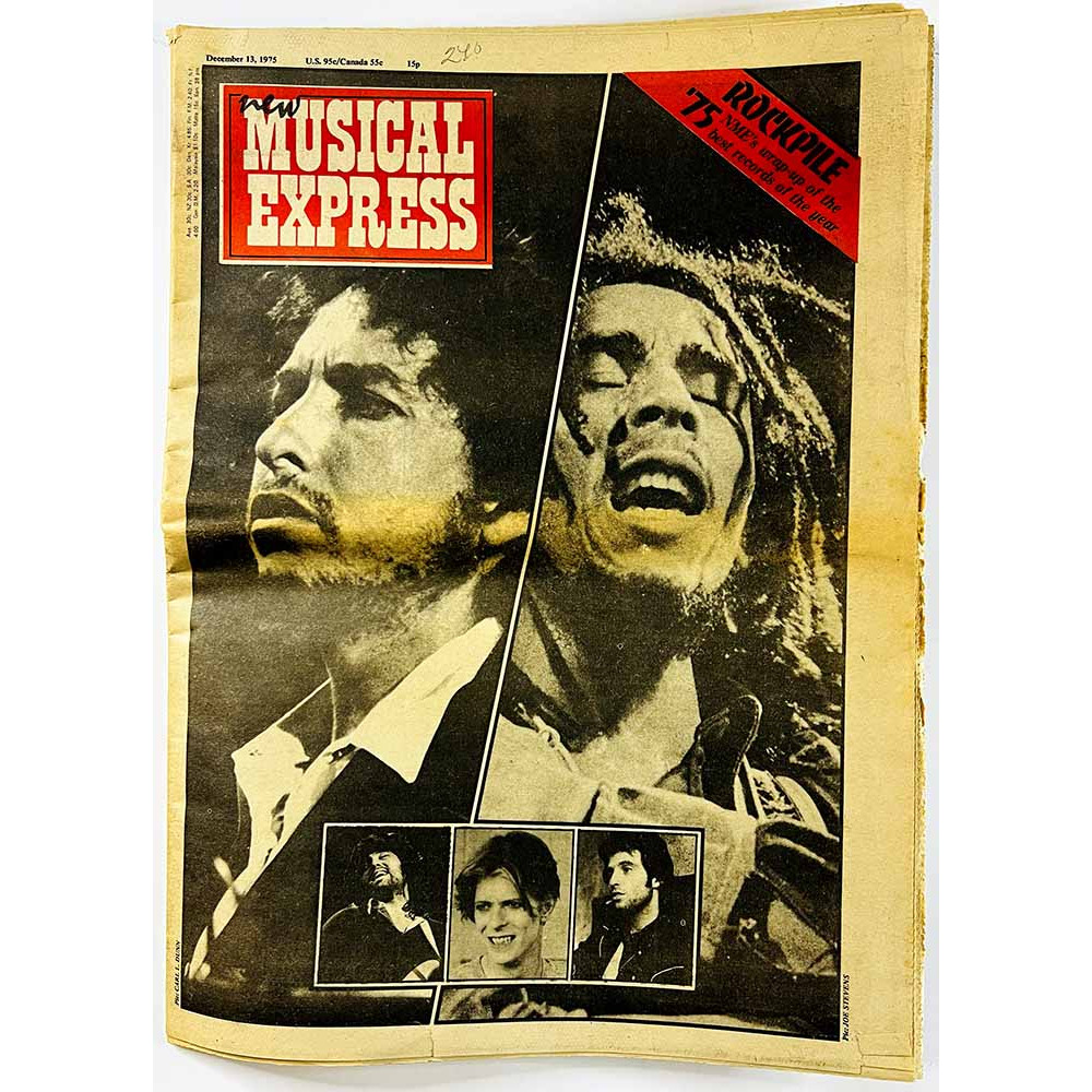 New Musical Express 1975 december 13 NME parhaat levyt vuodelta 1975 aikakauslehti