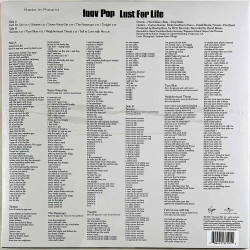 Iggy Pop LP Lust For Life  vinyyli LP