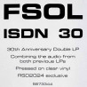 Future Sound Of London FSOL 1994 5873344 ISDN, clear vinyl 2LP LP