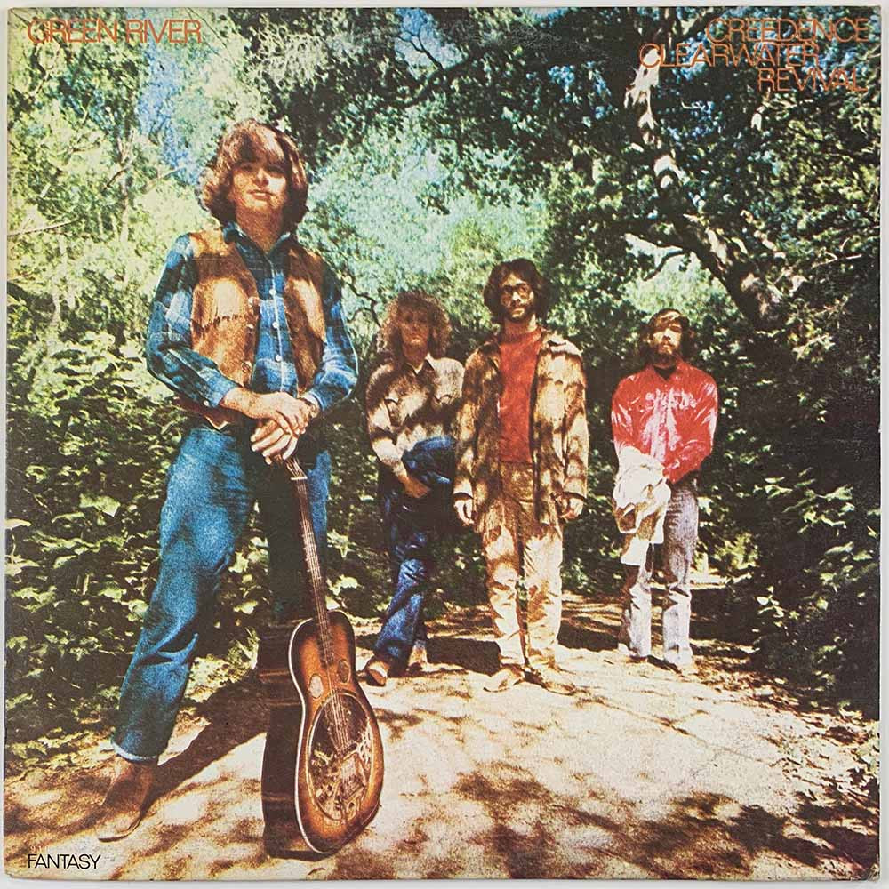 Creedence Clearwater Revival LP Green River  kansi EX levy EX Käytetty LP