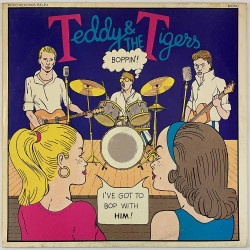 Teddy & the Tigers LP Bobbin’!  kansi VG+ levy EX Käytetty LP