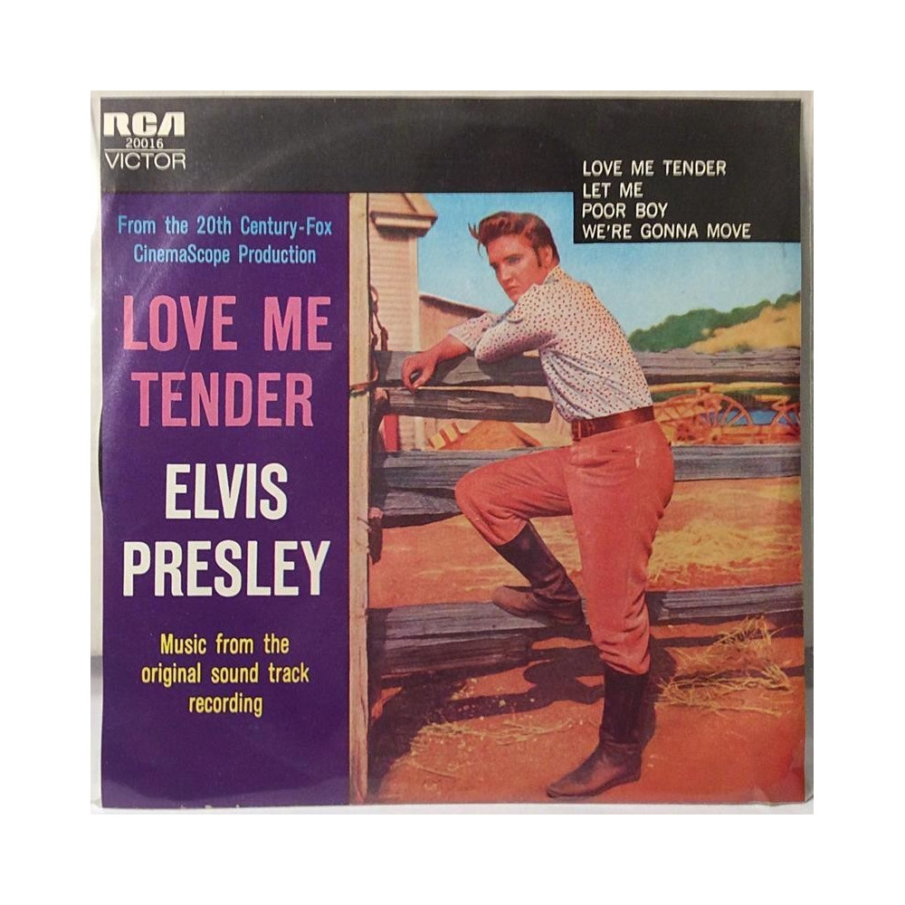 Elvis: Love Me Tender EP Australia - second hand single