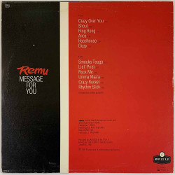 Remu LP Message for you  kansi VG levy EX Käytetty LP