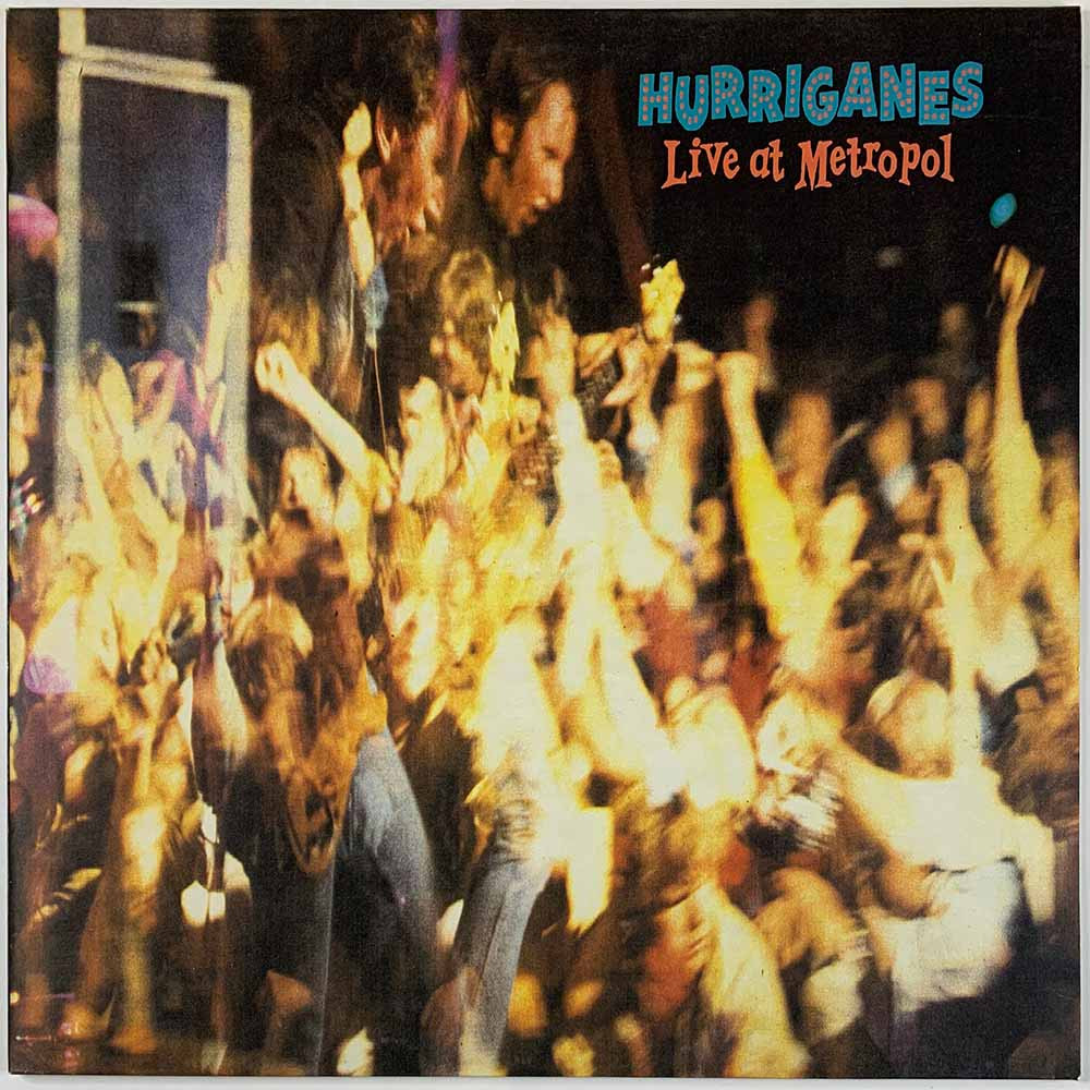 Hurriganes LP Live at Metropol  kansi EX- levy EX Käytetty LP