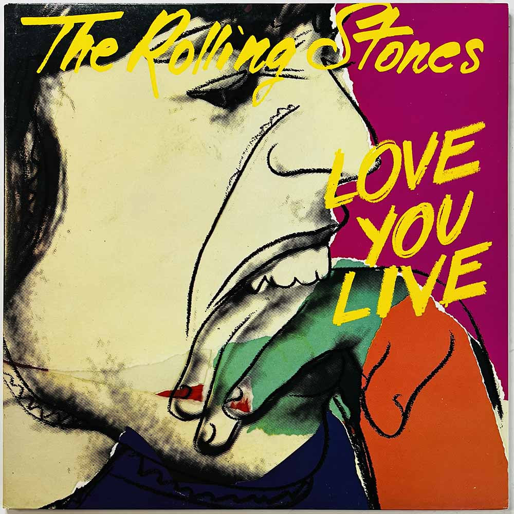 Rolling Stones LP Love You Live 2LP  kansi EX levy EX Käytetty LP