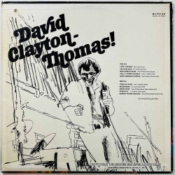David Clayton-Thomas LP David Clayton-Thomas!  kansi VG+ levy EX Käytetty LP