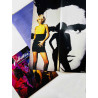 Transvision Vamp 1989 256 618-1 Velveteen LP + juliste 42cm x 59cm Begagnat LP