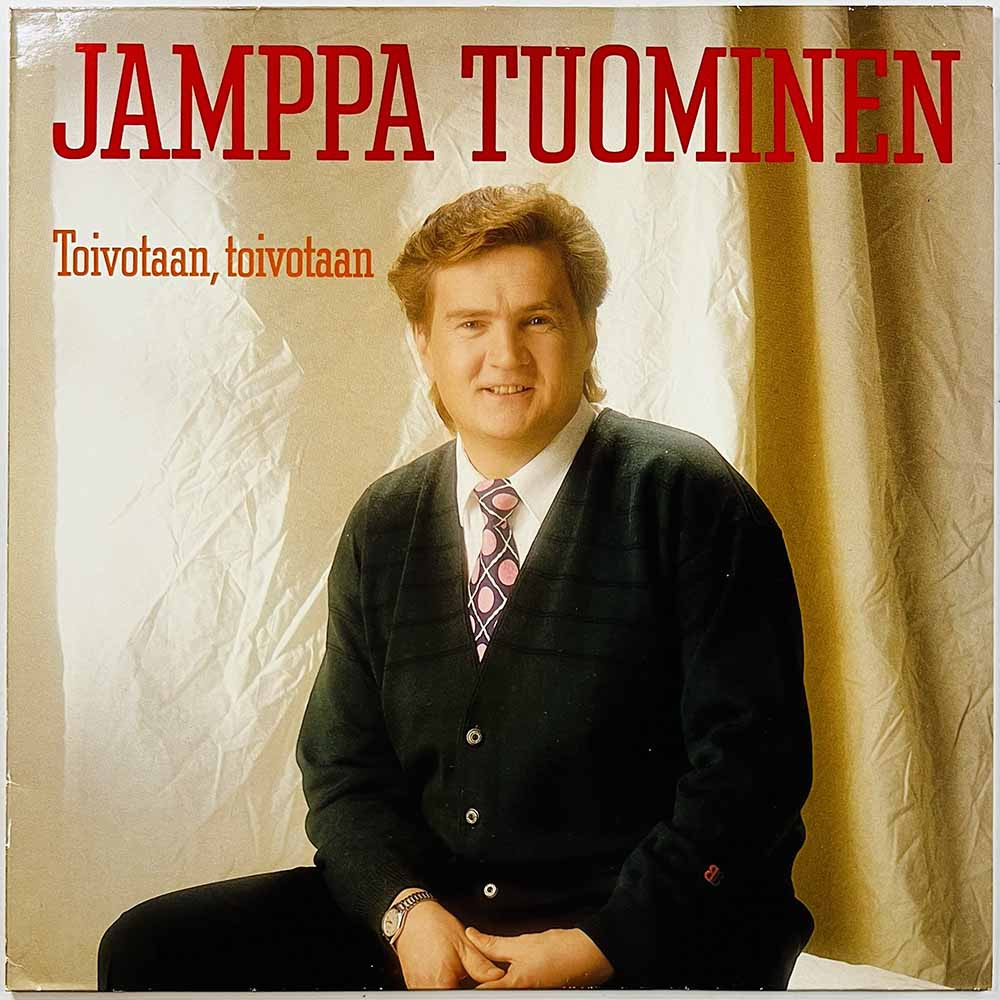 Tuominen Jamppa LP Toivotaan, Toivotaan  kansi EX levy EX Käytetty LP