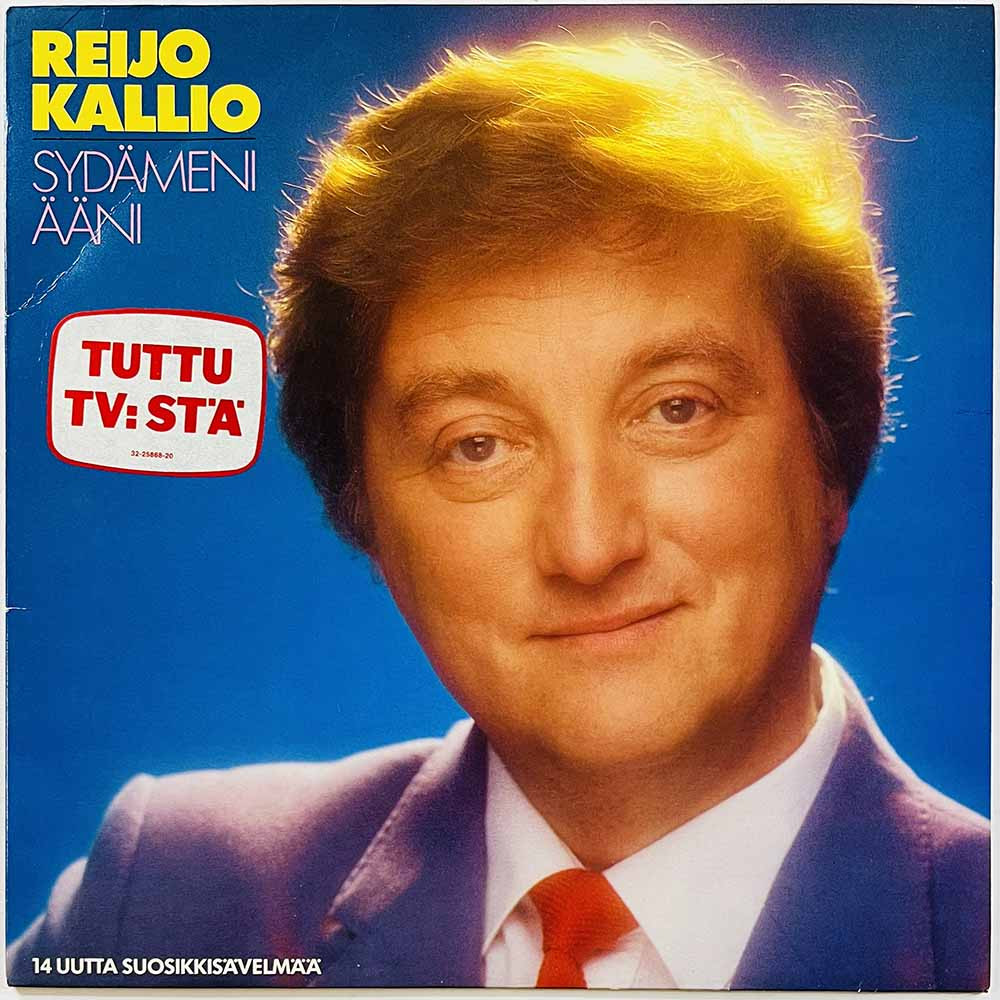 Kallio Reijo LP Sydämeni ääni  kansi EX levy EX Käytetty LP