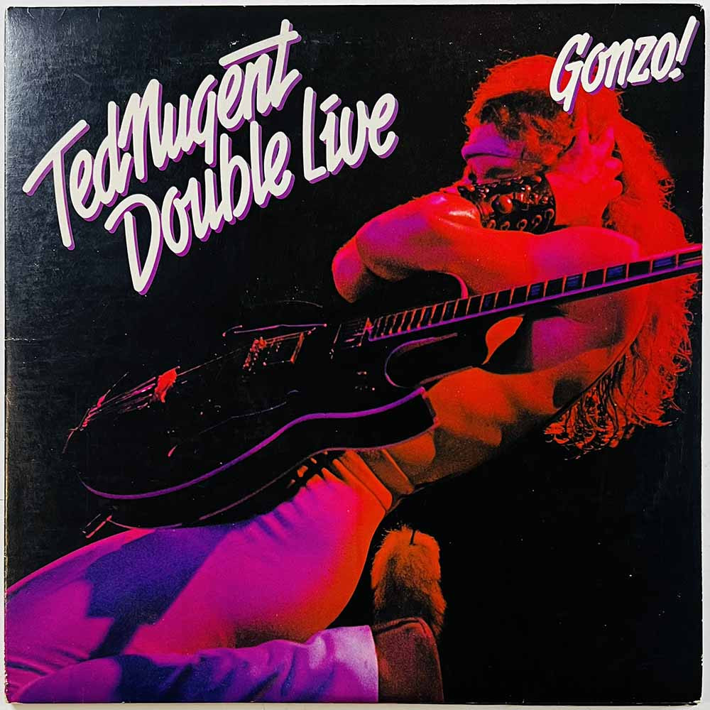 Nugent Ted LP Double Live Gonzo! 2LP  kansi VG+ levy EX Käytetty LP