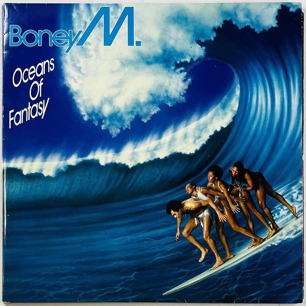 Boney M LP Oceans Of Fantasy  kansi EX- levy EX Käytetty LP