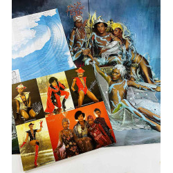 Boney M LP Oceans Of Fantasy  kansi EX- levy EX Käytetty LP