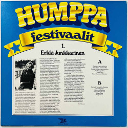 Junkkarinen Erkki LP Humppa festivaalit osa 1.  kansi EX- levy EX- Käytetty LP