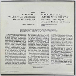 Mussorgsky, Vladimir Ashkenazy, Zubin Mehta 1967 CS 6559 Pictures At An Exhibition Begagnat LP