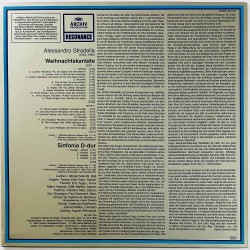 Alessandro Stradella, Edith Mathis LP Weihnachtskantate  kansi EX levy EX Käytetty LP
