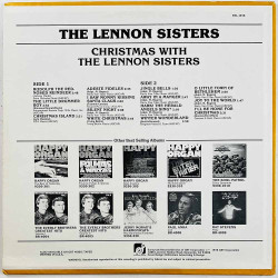 Lennon Sisters LP Christmas with The Lennon Sisters  kansi EX levy EX- Käytetty LP