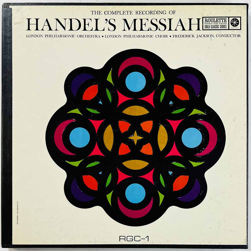Händel - London Philharmonic Orch. 1960 RGC-1 The complete recording of Handel's Messiah 4LP Begagnat LP
