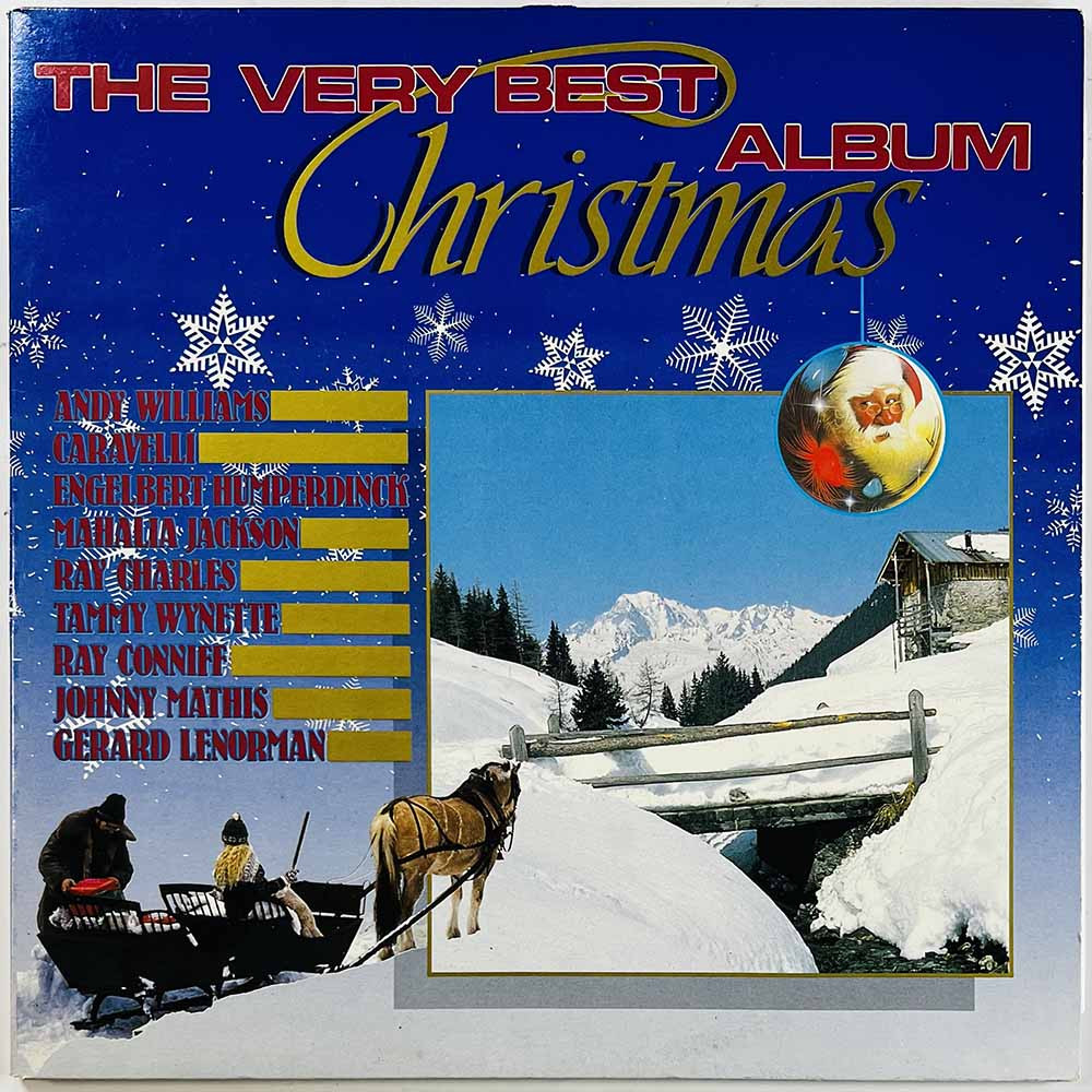 Ray Charles, Mahalia Jackson ym. LP The Very Best Christmas Album 2LP  kansi EX levy EX Käytetty LP