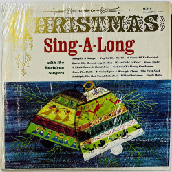 Davidson Singers LP Christmas Sing-A-Long  kansi EX- levy EX- Käytetty LP