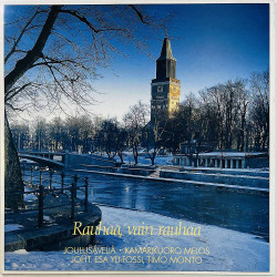 Kamarikuoro Melos LP Rauhaa, vain rauhaa  kansi EX levy EX Käytetty LP