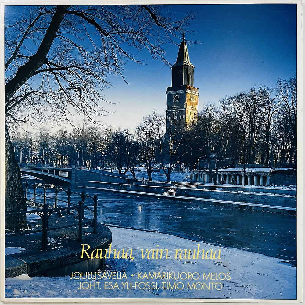 Kamarikuoro Melos LP Rauhaa, vain rauhaa  kansi EX levy EX Käytetty LP