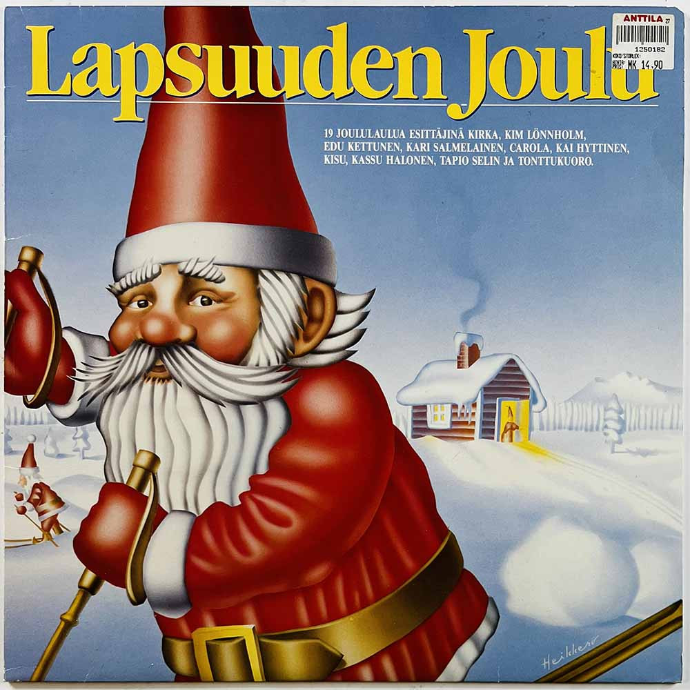 Edu Kettunen, Carola, Kirka, Kisu LP Lapsuuden Joulu  kansi EX levy EX Käytetty LP