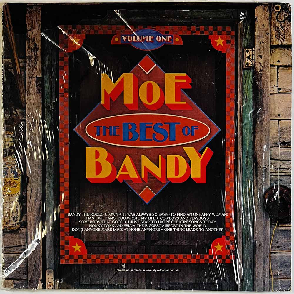 Bandy Moe LP The best of Moe Bandy, volume I  kansi EX- levy EX Käytetty LP
