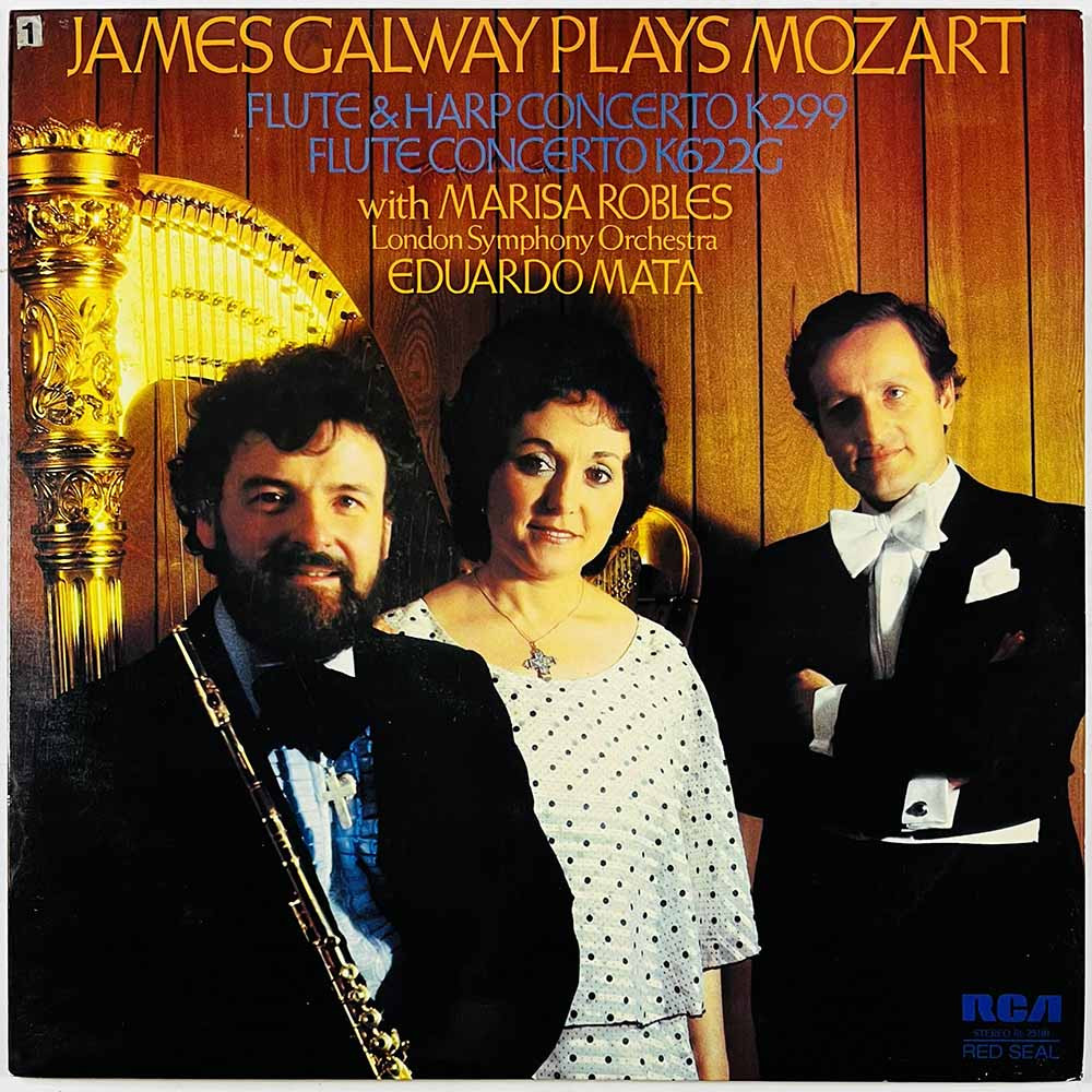 Galway James 1978 RL 25181 James Galway plays Mozart Begagnat LP