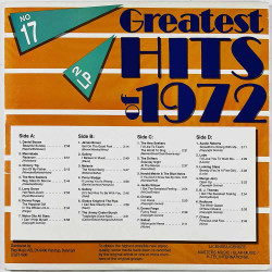 James Brown, Motor City All Stars ym. LP Greatest Hits of 1972 no.17 2LP  kansi EX- levy EX Käytetty LP
